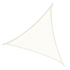 Toldo vela triangular Zeus crema 500 cm