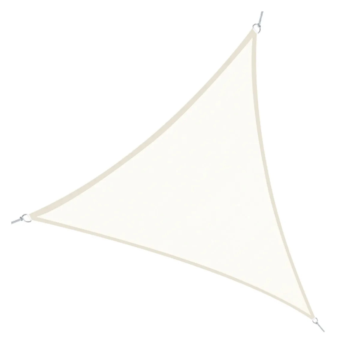 Toldo vela triangular Zeus crema 500 cm