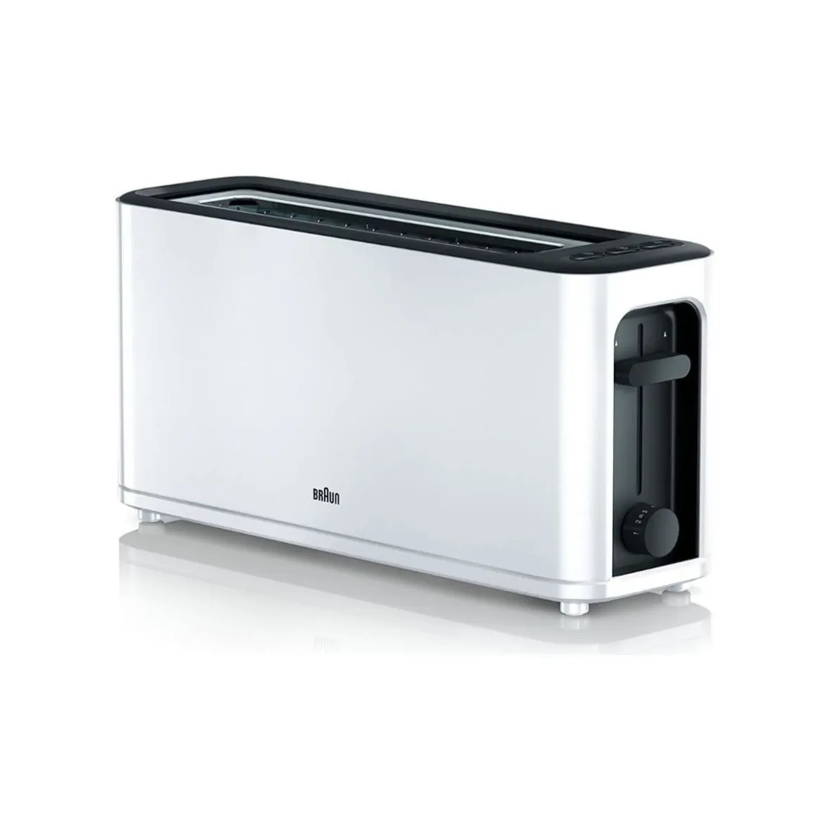 Tostador Braun HT3100WH 1000W ranura ancha blanco