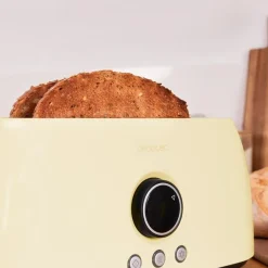 Tostador Cecotec ClassicToast 15000 Extra Double 1500W 4 rebanadas pantalla digital