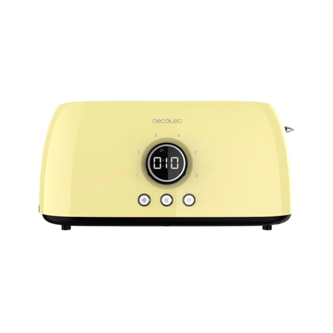 Tostador Cecotec ClassicToast 15000 Extra Double 1500W 4 rebanadas pantalla digital