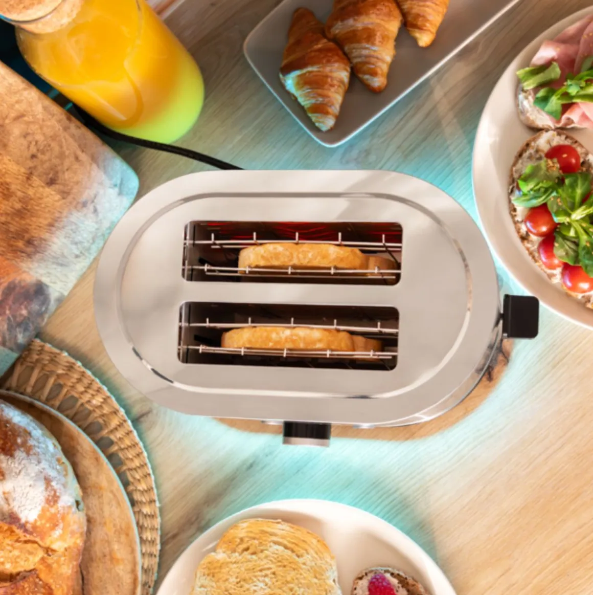 Tostador Cecotec Shine&Toast Double 850W 2 ranuras + aviso luminoso gris