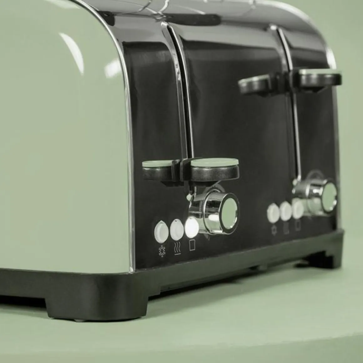 Tostador Cecotec Toastin time 1700 Double 1700W 4 ranuras cortas + soporte