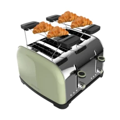 Tostador Cecotec Toastin time 1700 Double 1700W 4 ranuras cortas + soporte