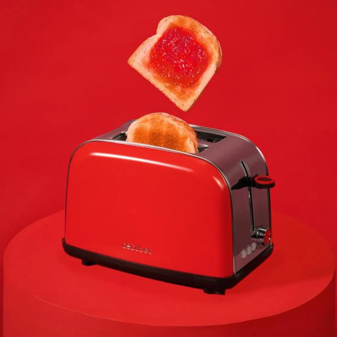 Tostador Cecotec Toastin’time Lite 850W 2 ranuras 7 potencias