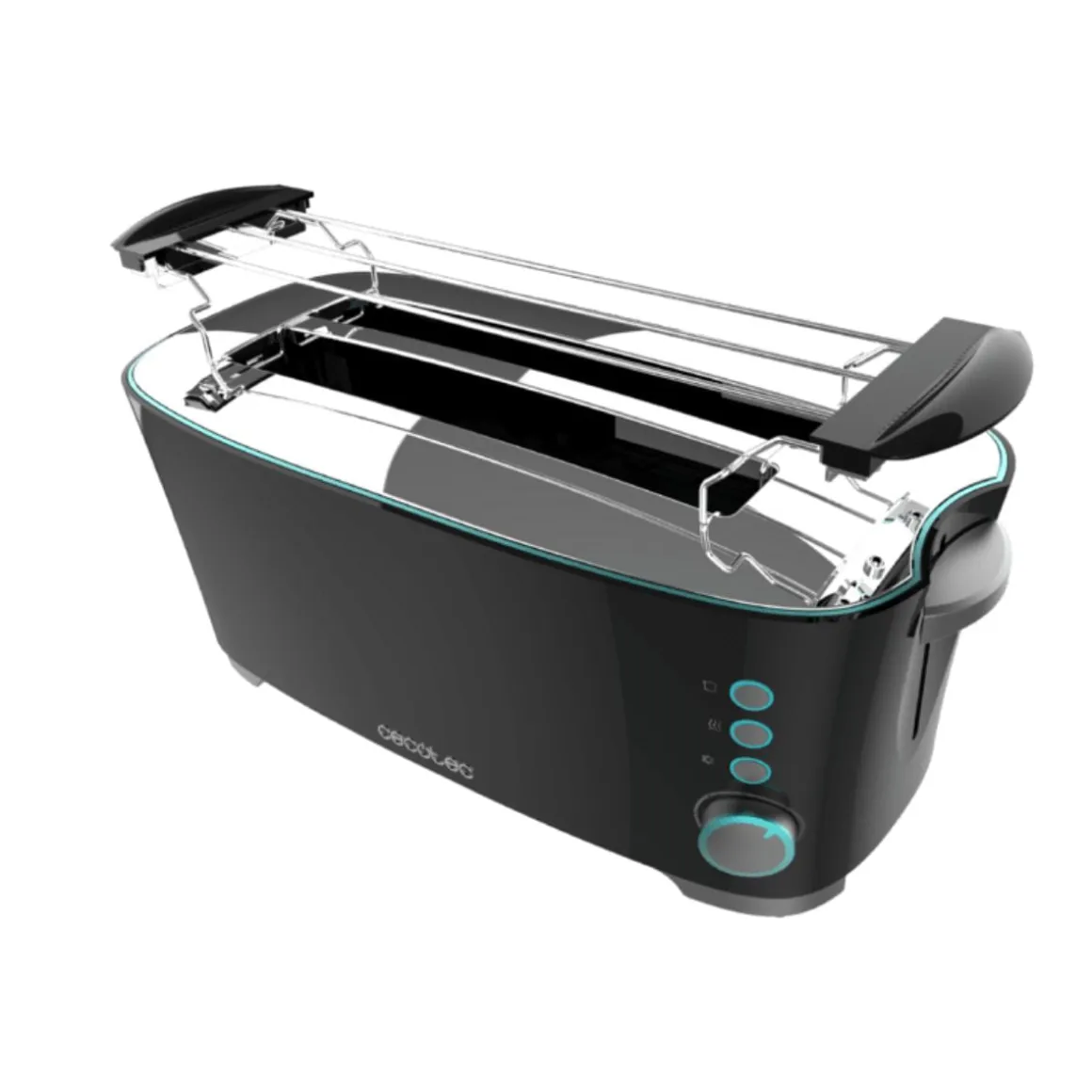 Tostador Cecotec Toast&Taste Extra Double B 1350W 7 potencias negro