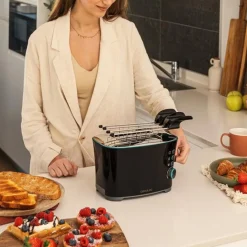 Tostador Cecotec Toast&Taste Double B 650W 7 posiciones negro