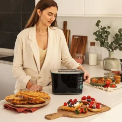 Tostador Cecotec Toast&Taste Double B 650W 7 posiciones negro