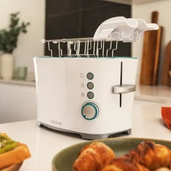 Tostador Cecotec Toast&Taste Double W 650W 7 potencias blanco