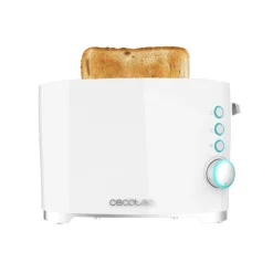 Tostador Cecotec Toast&Taste Double W 650W 7 potencias blanco
