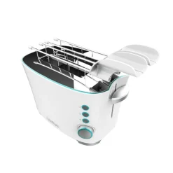 Tostador Cecotec Toast&Taste Double W 650W 7 potencias blanco