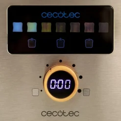 Tostador Cecotec Touch&Toast Double 950W 2 ranuras cortas acero inox