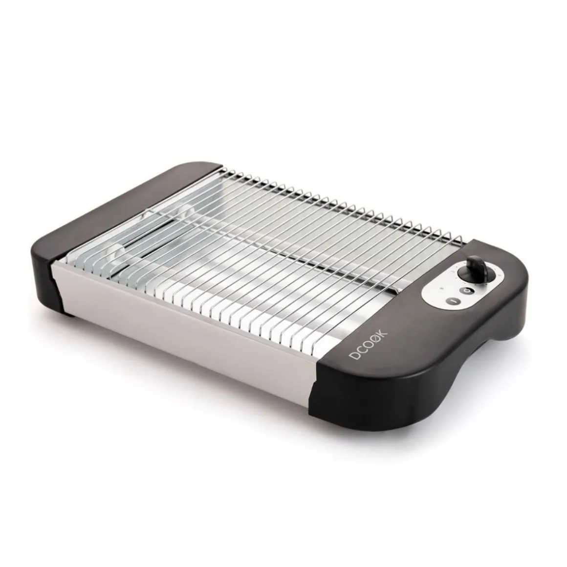 Tostador horizontal Gallery Dcook 600W 7 potencias negro 24x19,5 cm