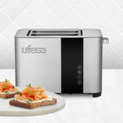 Tostador Ufesa Duo Plus Delux 850W 2 ranuras 7 niveles inox