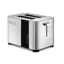 Tostador Ufesa Duo Plus Delux 850W 2 ranuras 7 niveles inox