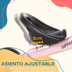 Triciclo infantil Miki Aiyaplay asiento ajustable 2-5 años 58x70,5x53 cm