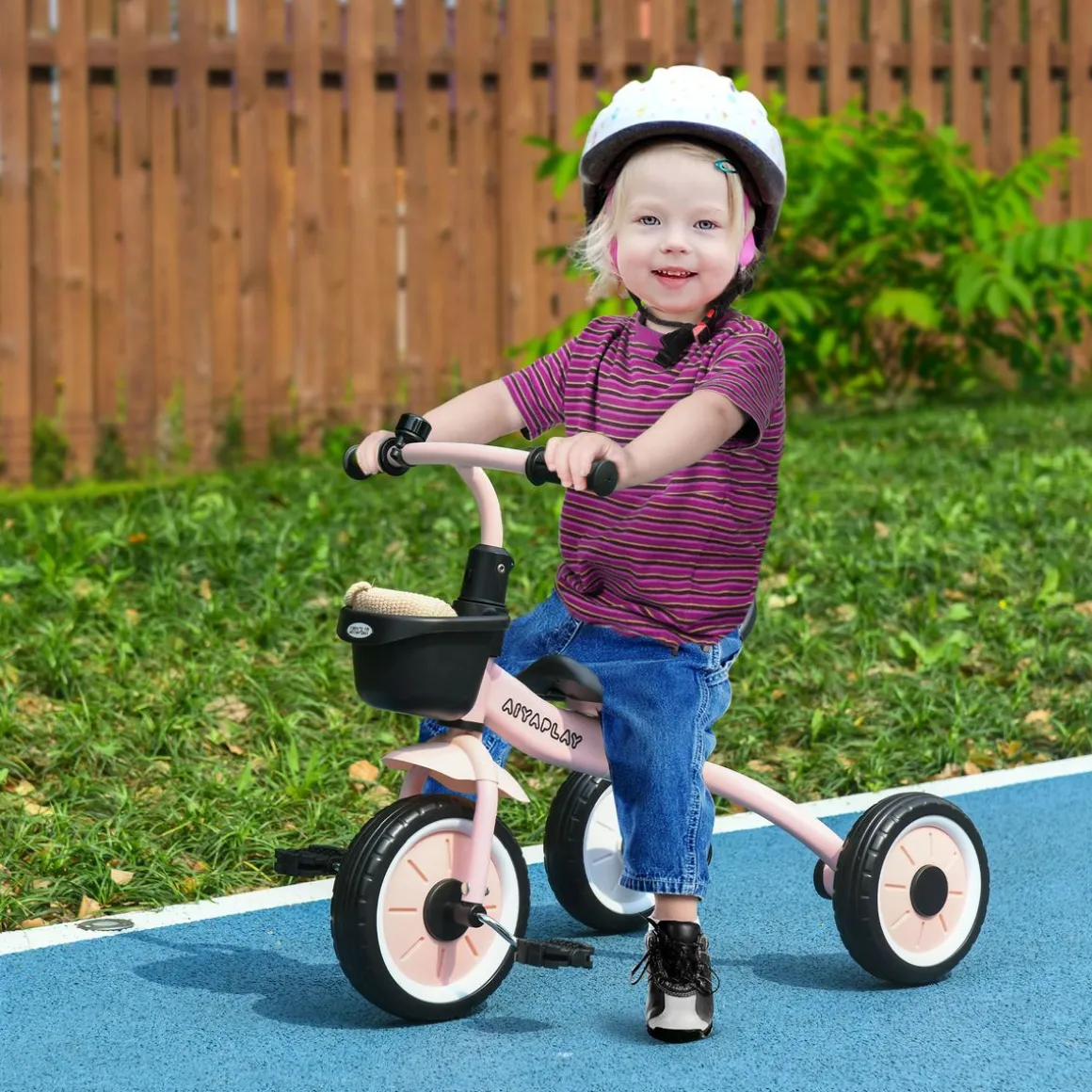Triciclo infantil Miki Aiyaplay asiento ajustable 2-5 años 58x70,5x53 cm
