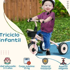 Triciclo infantil Miki Aiyaplay asiento ajustable 2-5 años 58x70,5x53 cm