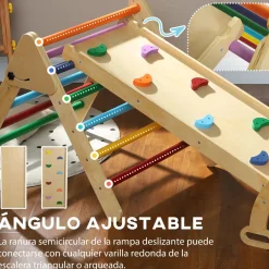 Triángulo de escalada Aiyaplay 5 en 1 18-48 meses multicolor 63x178x64,5 cm