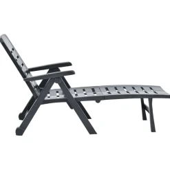 Tumbona Aitana plegable con respaldo reclinable 96x72x189 cm