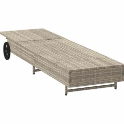 Tumbona Arenis reclinable 3 posiciones + 2 ruedas 80x179x55 cm