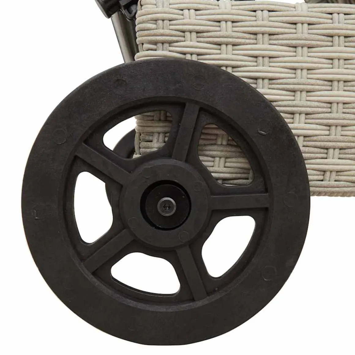 Tumbona Arenis reclinable 3 posiciones + 2 ruedas 80x179x55 cm