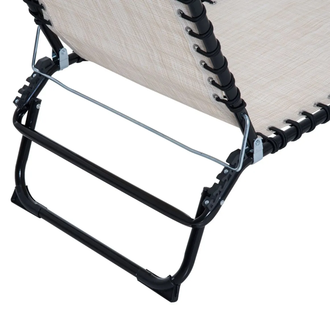 Tumbona Kimoloss Outsunny 4 posiciones 30x197x58 cm