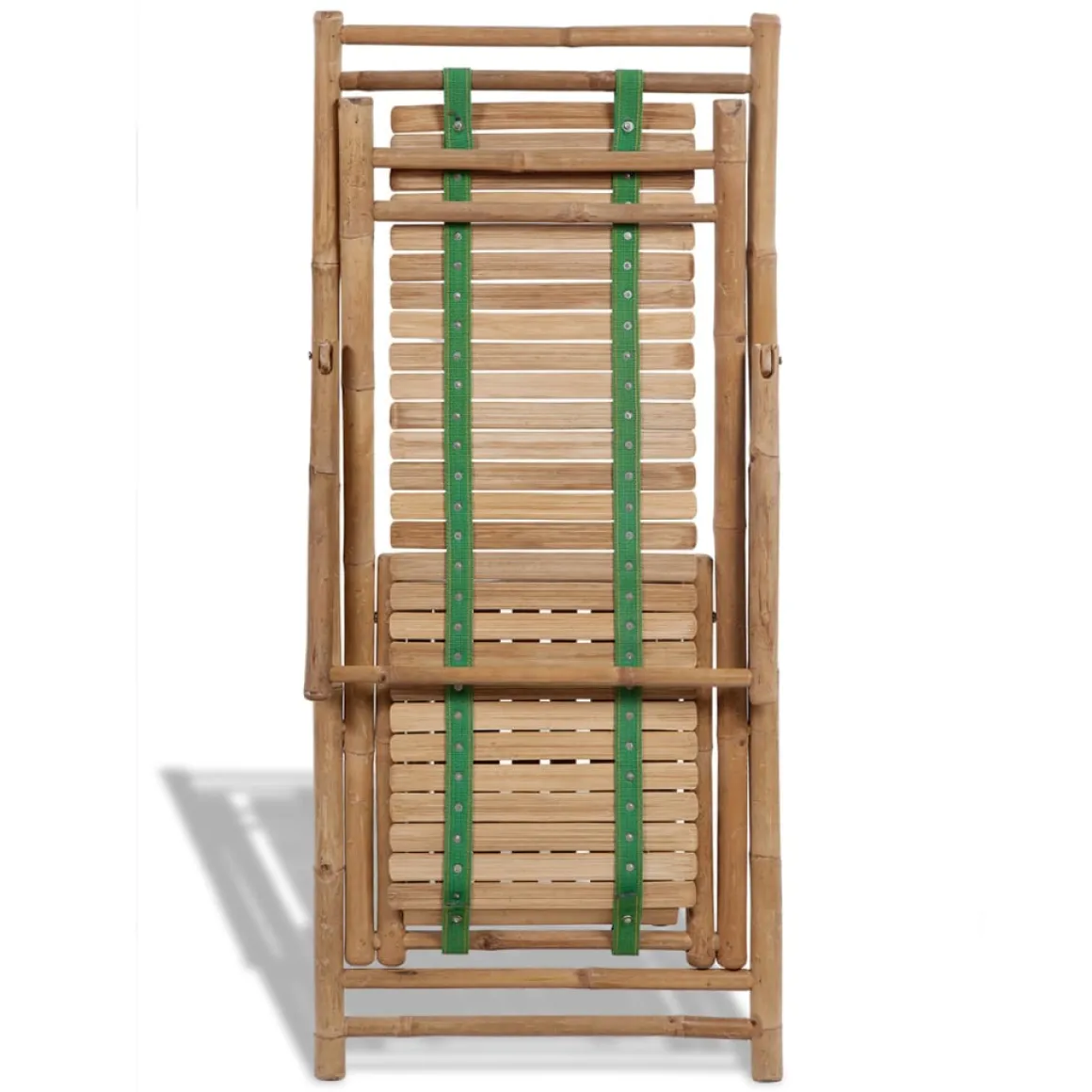 Tumbona Lince ajustable en 4 posiciones natural 80x59x152 cm