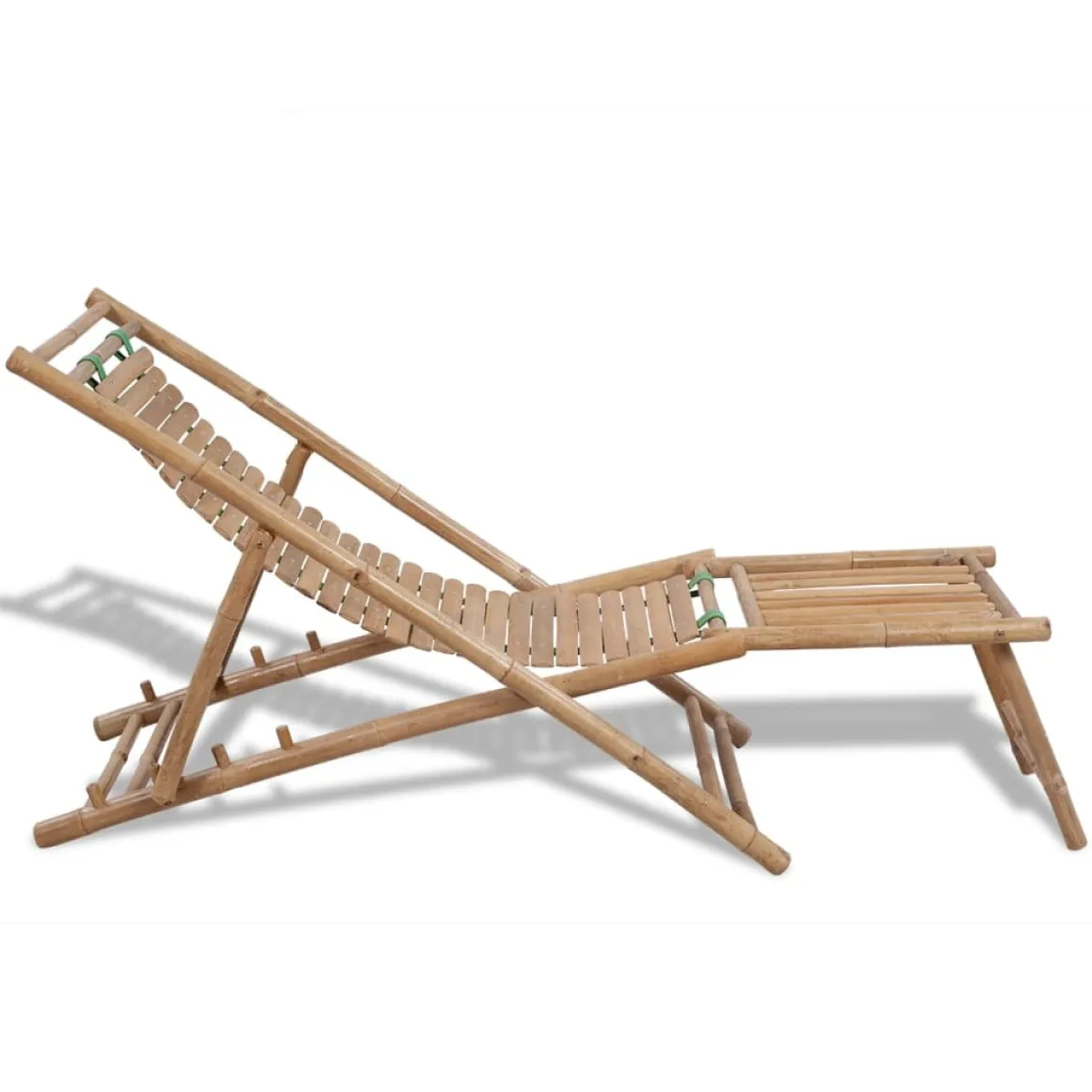 Tumbona Lince ajustable en 4 posiciones natural 80x59x152 cm