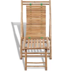 Tumbona Lince ajustable en 4 posiciones natural 80x59x152 cm