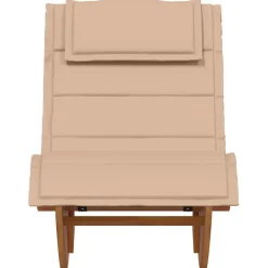 Tumbona mecedora Manzaneda madera de acacia 74x154x60 cm