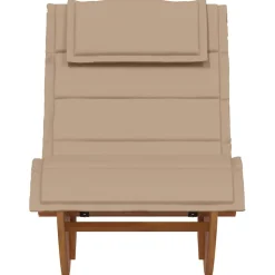 Tumbona mecedora Manzaneda madera de acacia 74x154x60 cm
