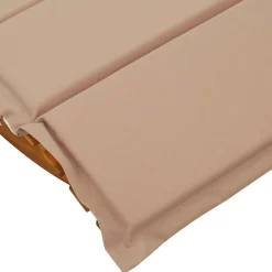 Tumbona mecedora Manzaneda madera de acacia 74x154x60 cm