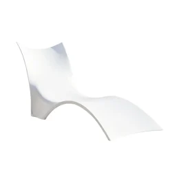 Tumbona relax con protección UV blanco 73x193x81 cm