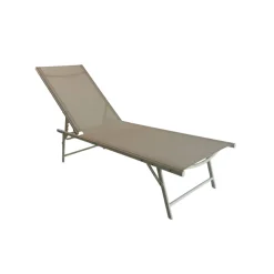 Tumbona relax Nadal plegable respaldo ajustable 33x55x182 cm