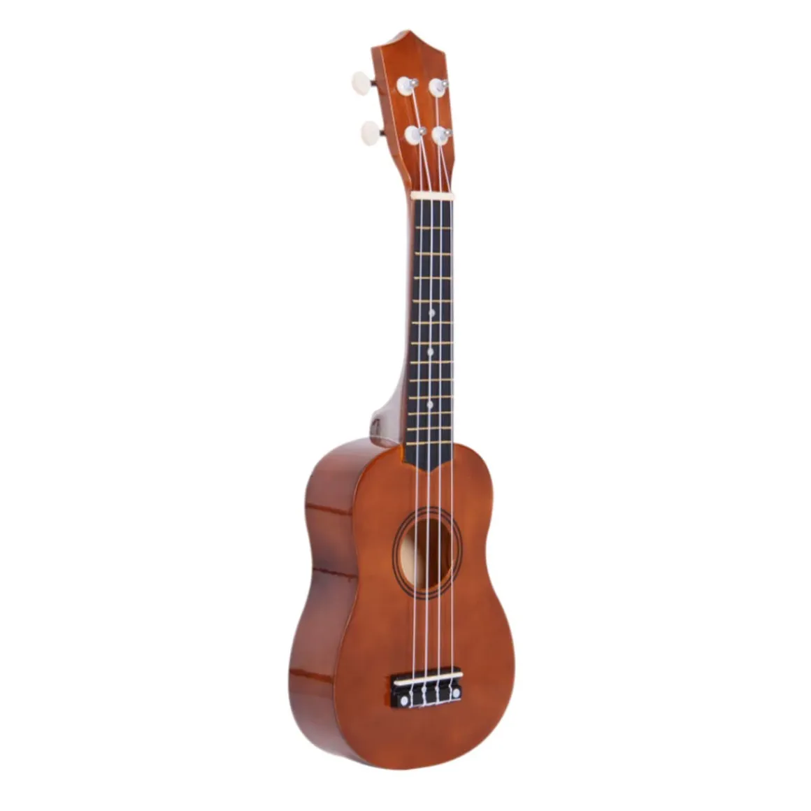 Ukelele soprano Homcom 4 cuerdas ajustables 53x17,5x6,2 cm