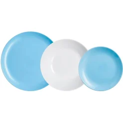 Vajilla Diwali Granit Luminarc 18 piezas 6 servicios opal