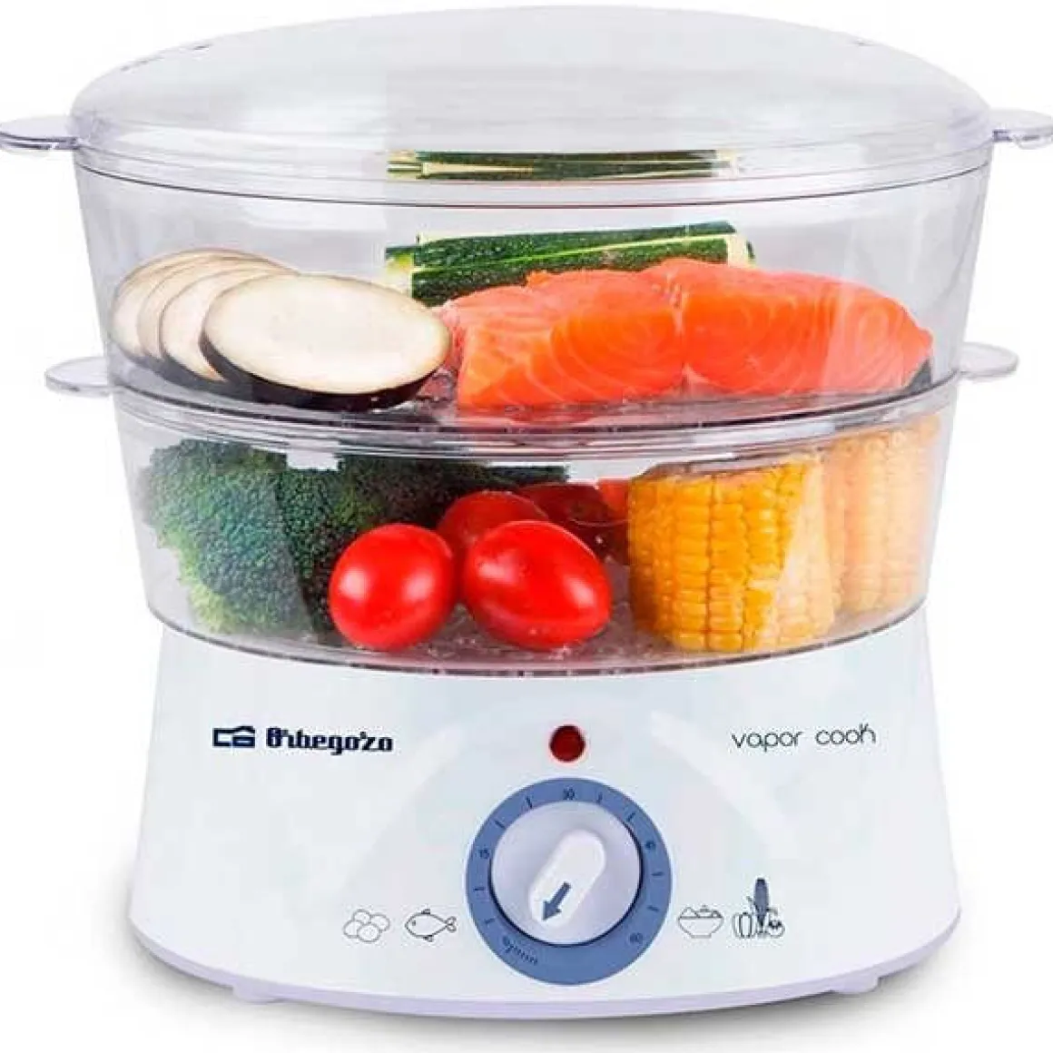 Vaporera CO 4000 Orbegozo 5L + recipiente especial arroz