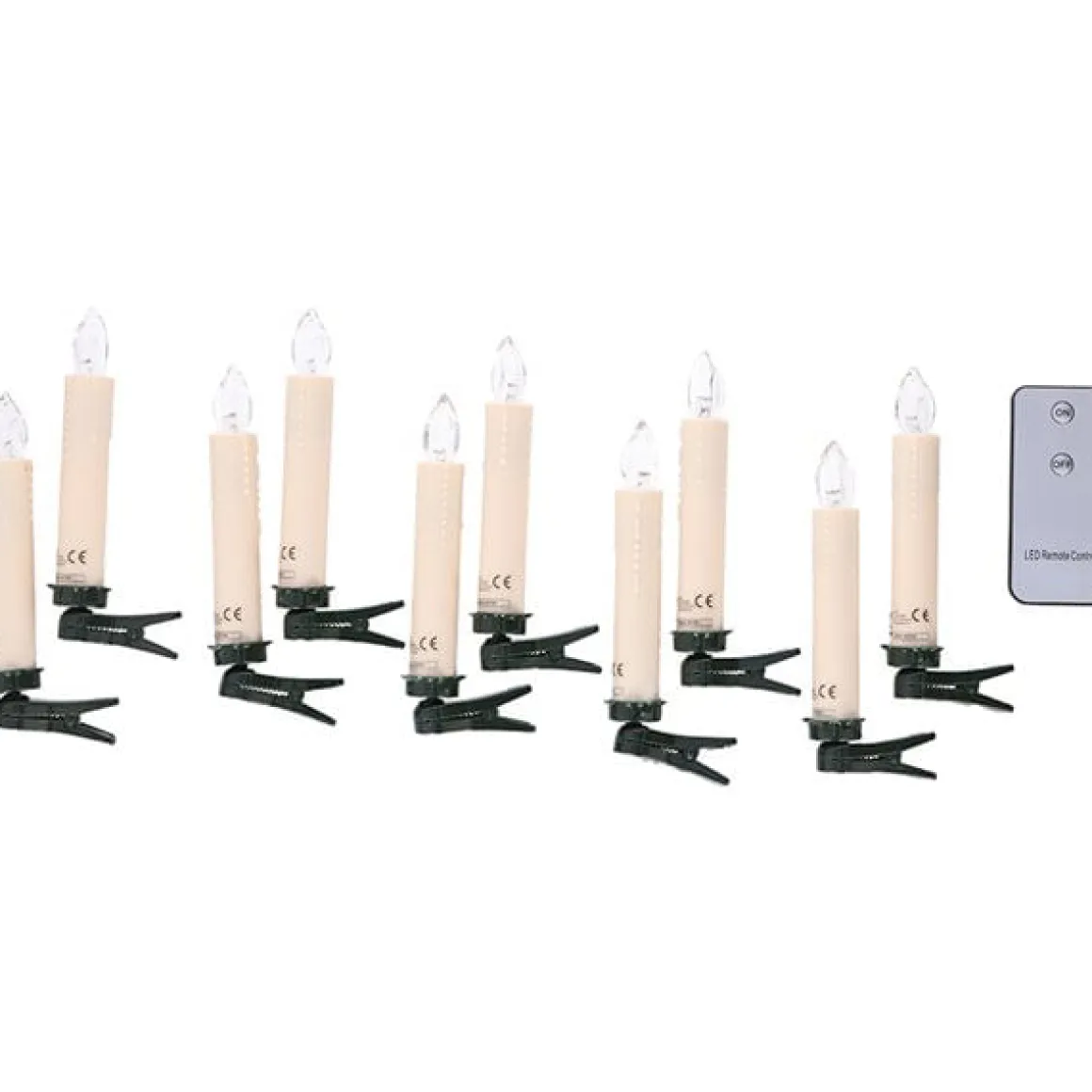 Velas navideñas LED Grundig 16 piezas