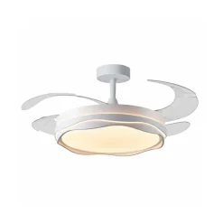 Ventilador Creta Bel Air 72W 4 aspas retráctiles blanco Ø108 cm