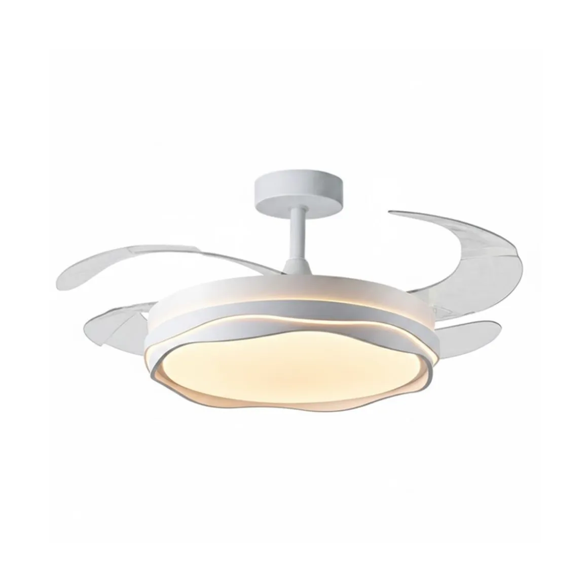 Ventilador Creta Bel Air 72W 4 aspas retráctiles blanco Ø108 cm
