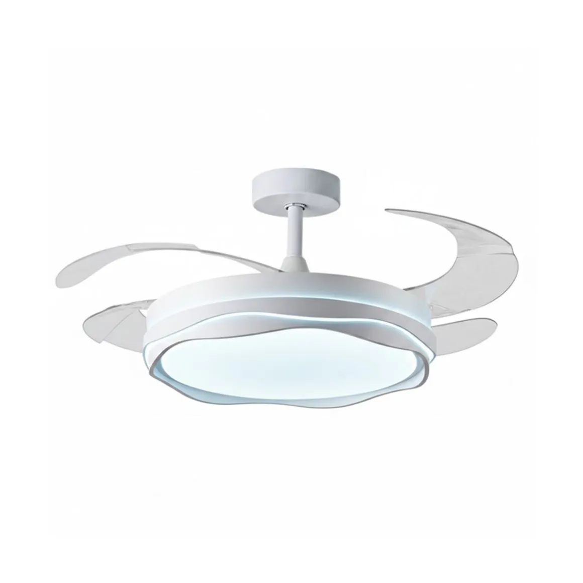 Ventilador Creta Bel Air 72W 4 aspas retráctiles blanco Ø108 cm