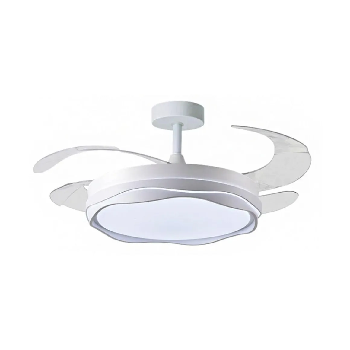 Ventilador Creta Bel Air 72W 4 aspas retráctiles blanco Ø108 cm