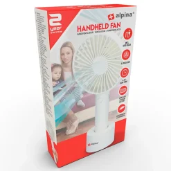 Ventilador de mano Alpina 3 velocidades blanco 22 cm