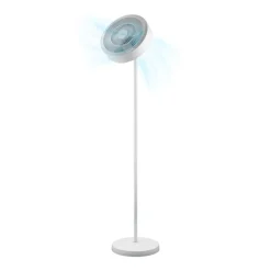 Ventilador de pie Cecotec EnergySilence FanLamp 36W aro de luz LED reversible blanco