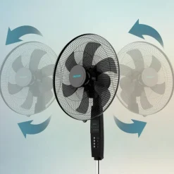 Ventilador de pie Cecotec EnergySilence 610 MaxFlow 70W 6 aspas negro