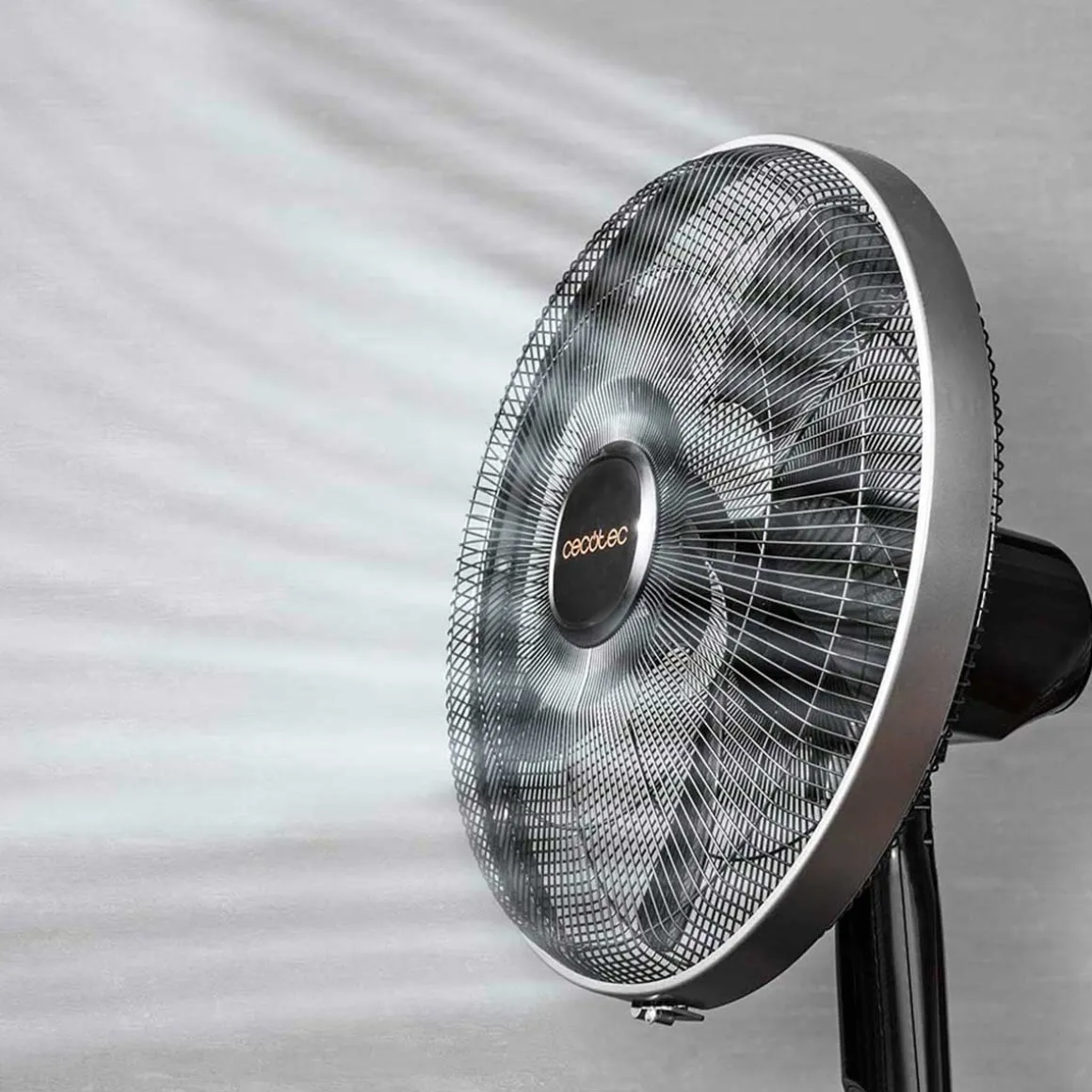 Ventilador de pie Cecotec EnergySilence 1020 ExtremeConnected 60W 10 aspas negro