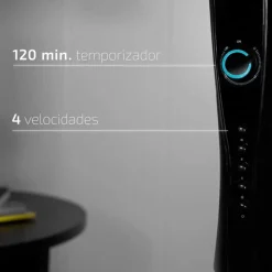 Ventilador de pie Cecotec EnergySilence 520 Power 40W 5 aspas 110-130 cm