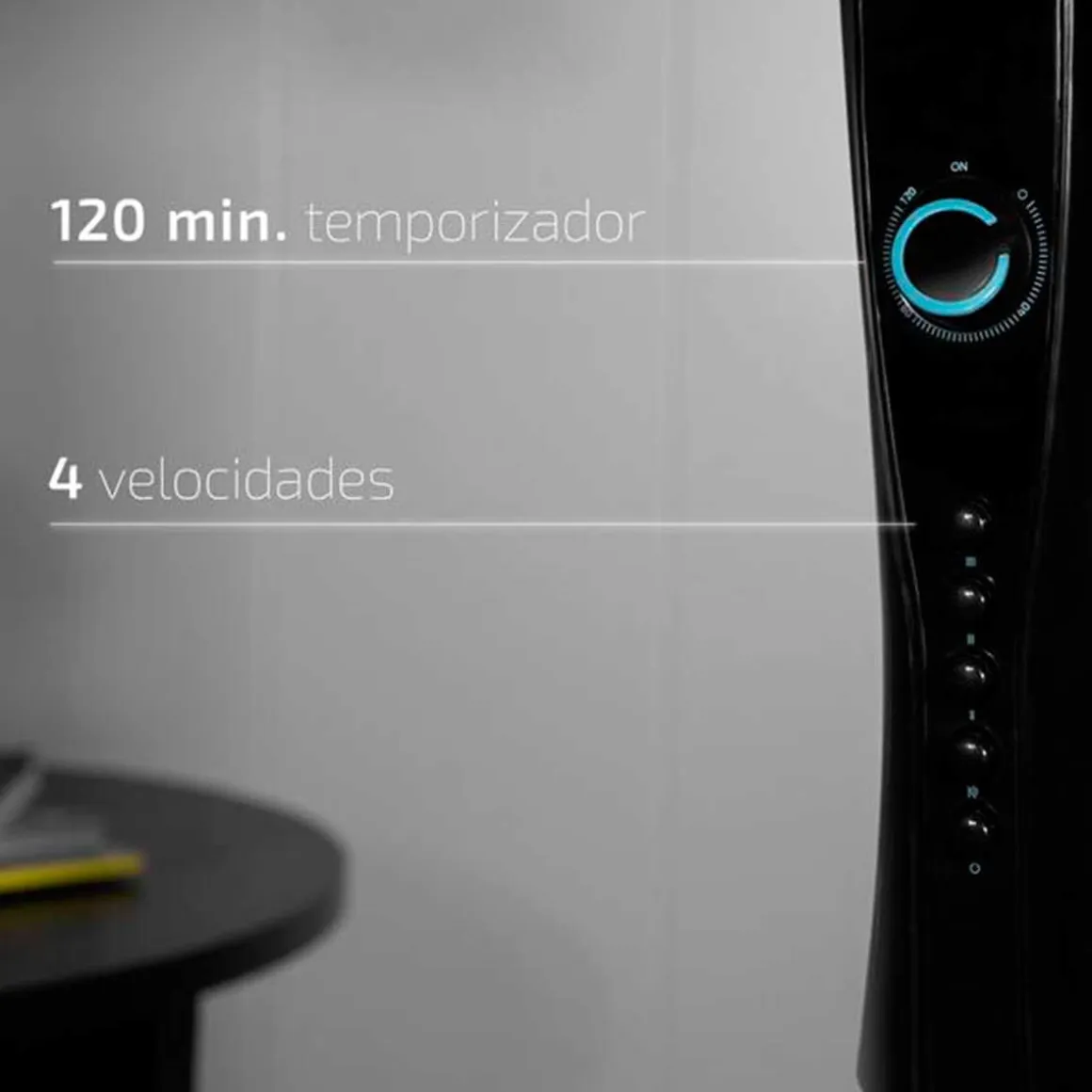 Ventilador de pie Cecotec EnergySilence 520 Power 40W 5 aspas 110-130 cm