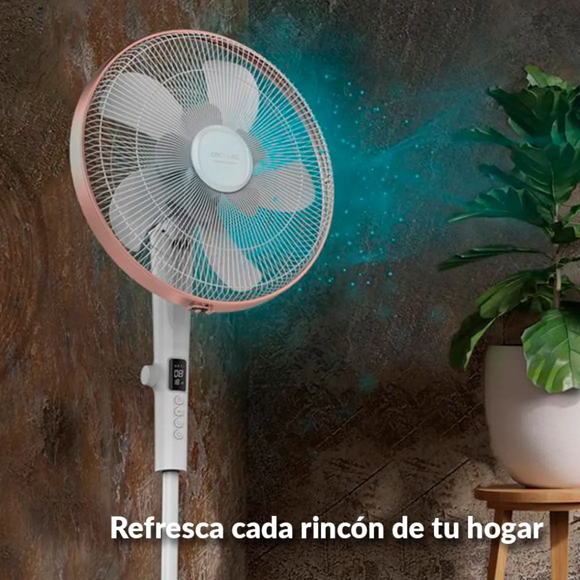 Ventilador de pie Cecotec EnergySilence 1030 SmartExtreme 28W 10 aspas blanco